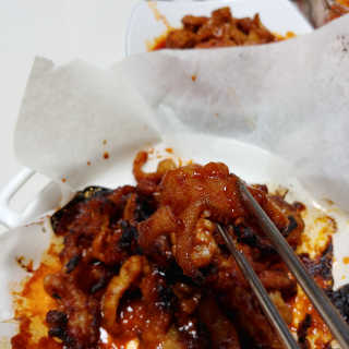 수월한 매운불닭발 350g — 4점을 준 리뷰어가 2019년 4월 올린 사용 사진
