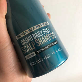 다슈코리아 다슈 데일리 패스트 한방 두피 샴푸 500ml — 3점을 준 리뷰어가 2020년 2월 올린 사용 사진