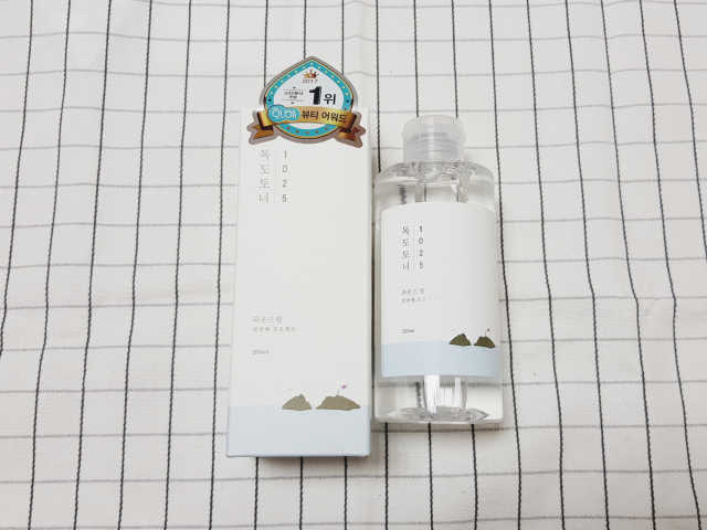 라운드랩 1025 독도 토너 200ml 리뷰 사진