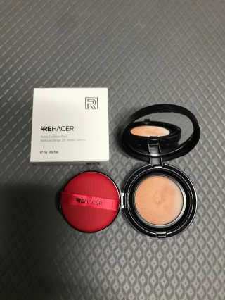 리하셀 아우라 쿠션 팩트 21호,23호 SPF50+ PA++++ — 3.5점을 준 리뷰어가 2019년 10월 올린 사용 사진