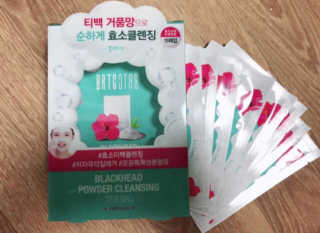 비알티씨 V10 파우더 클렌징 티백 2종 — 4점을 준 리뷰어가 2019년 2월 올린 사용 사진