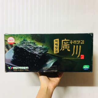 광천우리맛김 파래향 듬뿍, 바삭한 광천우리파래김 6매10봉 — 5점을 준 리뷰어가 2018년 6월 올린 사용 사진
