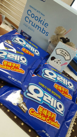오레오 분쇄쿠키 — 5점을 준 리뷰어가 2016년 9월 올린 사용 사진