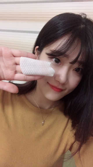미플레이 진짜 티트리 토너 패드 — 4.83점을 준 리뷰어가 2018년 11월 올린 사용 사진