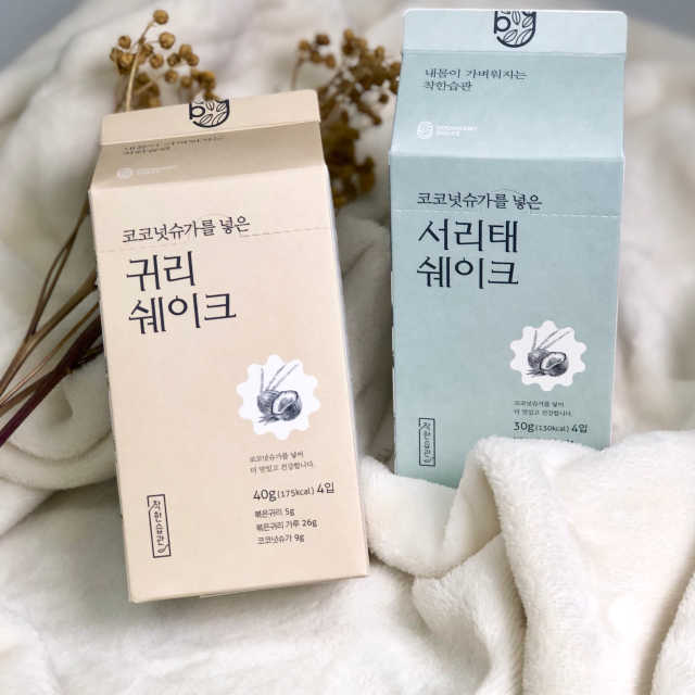 귀리쉐이크와 서리태쉐이크 리뷰 사진
