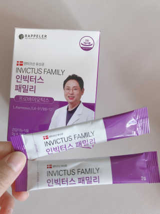 라플레 유해균을 이겨 튼튼한 장으로,  인빅터스 패밀리 — 5점을 준 리뷰어가 2019년 10월 올린 사용 사진