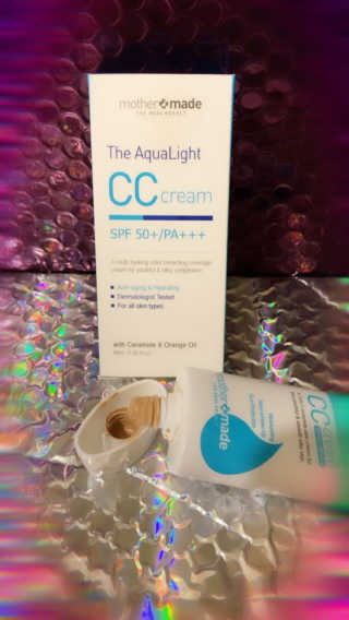 마더메이드 더 아쿠아라이트 CC크림 SPF50+ PA+++ — 5점을 준 리뷰어가 2019년 6월 올린 사용 사진