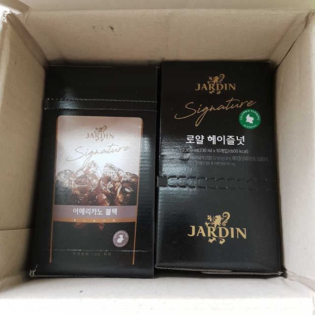 쟈뎅 시그니처 블랙, 헤이즐넛 230ml 리뷰 사진