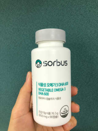 소버스 식물성 오메가3 DHA 600 — 4점을 준 리뷰어가 2020년 3월 올린 사용 사진