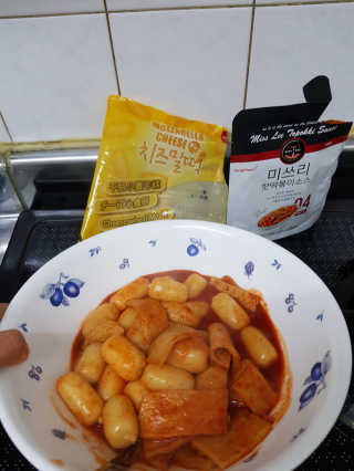 미쓰리떡볶이 just 10 min 패키지 — 5점을 준 리뷰어가 2018년 5월 올린 사용 사진
