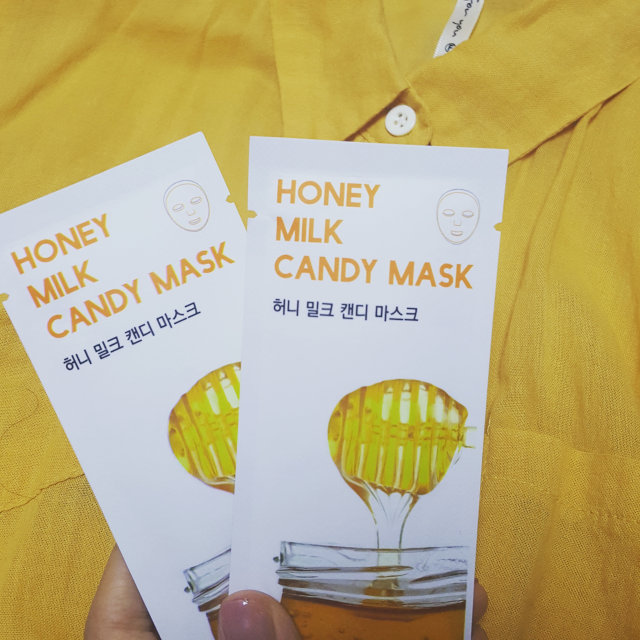 허니밀크 캔디마스크 리뷰 사진