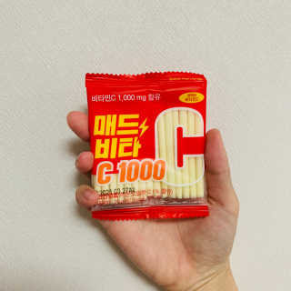 매드비타C 1000 — 4점을 준 리뷰어가 2019년 4월 올린 사용 사진