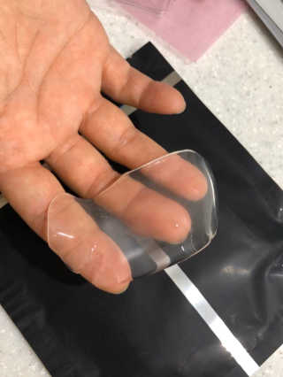 아이디플라코스메틱 아이디 페이스핏 플러스 패치 — 4점을 준 리뷰어가 2019년 10월 올린 사용 사진