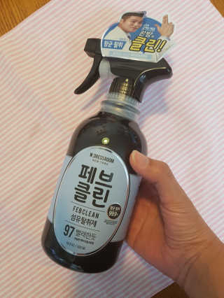 더블유드레스룸 페브클린 500ml — 5점을 준 리뷰어가 2018년 11월 올린 사용 사진