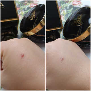 지고트 미네랄 UV 스네일 쿠션 리필포함 — 5점을 준 리뷰어가 2019년 6월 올린 사용 사진