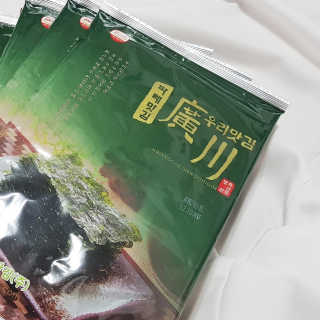 광천우리맛김 파래향 듬뿍, 바삭한 광천우리파래김 6매10봉 — 5점을 준 리뷰어가 2018년 6월 올린 사용 사진