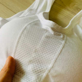 크리비아 All Day Comfort 면스판  메쉬 스포츠 브라 — 4.5점을 준 리뷰어가 2019년 10월 올린 사용 사진