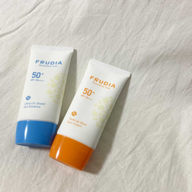 [후르디아] 혼합자차 선 에센스+톤업 선크림 2종 리뷰 사진
