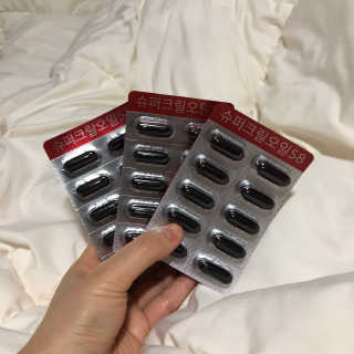 메이준뉴트리 슈퍼 크릴 오일58 1000mg x 30캡슐 — 4.5점을 준 리뷰어가 2020년 2월 올린 사용 사진