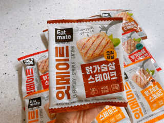랭킹닭컴 잇메이트 닭가슴살 스테이크 혼합 1kg — 5점을 준 리뷰어가 2019년 12월 올린 사용 사진