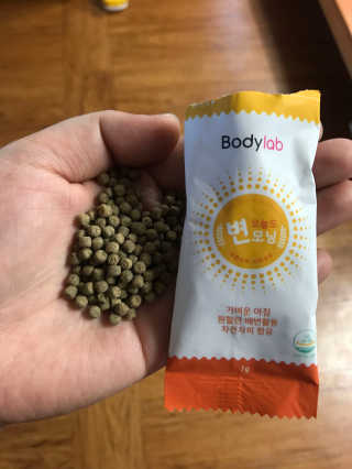 바디랩 오늘도 변모닝 7g 차전자피 식이섬유 — 4.67점을 준 리뷰어가 2018년 3월 올린 사용 사진
