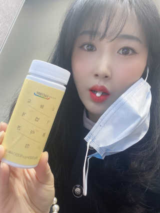 힐링팩토리 오늘도 가볍게 저분자 피쉬 콜라겐 정 — 5점을 준 리뷰어가 2020년 3월 올린 사용 사진