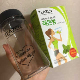 티젠 레몬밤 + 마이보틀 — 3.83점을 준 리뷰어가 2018년 7월 올린 사용 사진