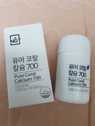 네츄럴굿띵스 퓨어 코랄 칼슘 700 30일분 — 5점을 준 리뷰어가 2018년 6월 올린 사용 사진