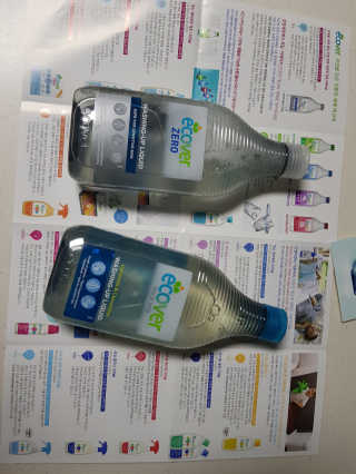 에코버 친환경 주방세제 450ml 무향+카모마일향 — 5점을 준 리뷰어가 2018년 12월 올린 사용 사진