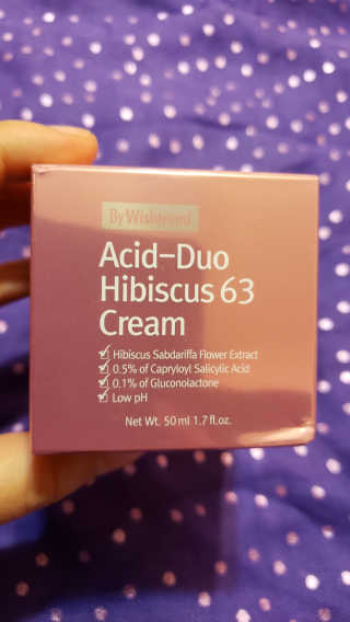 Wishtrend Acid-Duo 히비스커스 63 크림 — 4.5점을 준 리뷰어가 2019년 12월 올린 사용 사진