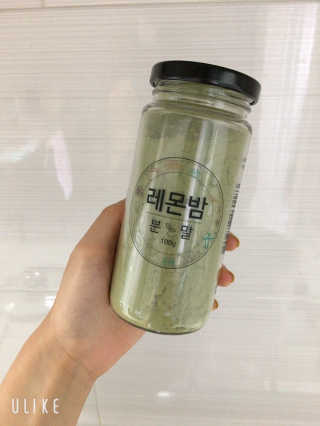 초능력 국내산 레몬밤 분말 — 5점을 준 리뷰어가 2019년 8월 올린 사용 사진
