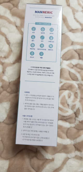 매너릭 올인원 딥클렌징폼 앤 쉐이빙 — 5점을 준 리뷰어가 2020년 1월 올린 사용 사진