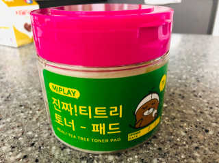 미플레이 진짜 티트리 토너 패드 — 5점을 준 리뷰어가 2018년 11월 올린 사용 사진