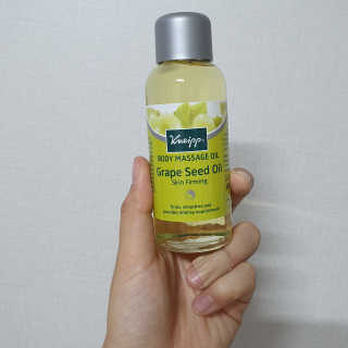 [크나이프] 그레이프씨드 슬리밍 마사지오일 100ml — 5점을 준 리뷰어가 2019년 8월 올린 사용 사진