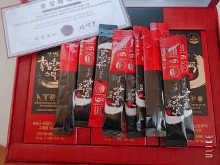 메이준뉴트리 박경호의 홍삼활력스틱 10ml x 30포 — 5점을 준 리뷰어가 2020년 2월 올린 사용 사진