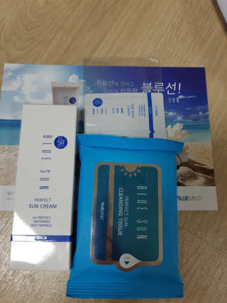 블루마인드 블루선 퍼펙트 선크림 [마일드] — 4.33점을 준 리뷰어가 2018년 7월 올린 사용 사진