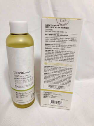 달리프 클로렐라 베러 루트 워터트리트먼트 200ml — 5점을 준 리뷰어가 2019년 1월 올린 사용 사진