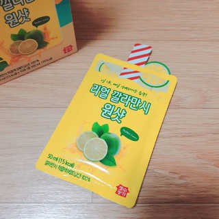 장수농가 리얼깔라만시 원샷 50ml 10팩+보틀 — 5점을 준 리뷰어가 2019년 5월 올린 사용 사진