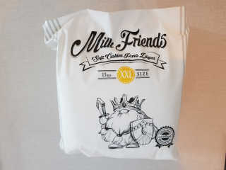 밀크프렌즈 MILK FRIENDS 쿠션 팬츠 기저귀 — 5점을 준 리뷰어가 2018년 8월 올린 사용 사진