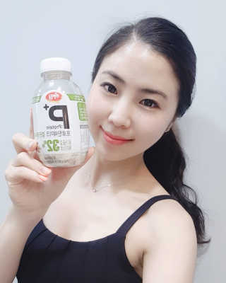 하림 P+ 닭가슴살 프로틴 쉐이크 — 5점을 준 리뷰어가 2019년 6월 올린 사용 사진