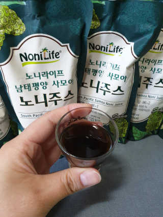 장수농가 남태평양 사모아 노니 원액 1L or 200mlx10팩 중 택 1 — 5점을 준 리뷰어가 2019년 1월 올린 사용 사진