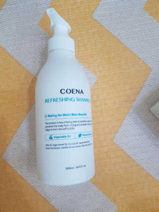 코에나샴푸 500ml — 4점을 준 리뷰어가 2019년 8월 올린 사용 사진