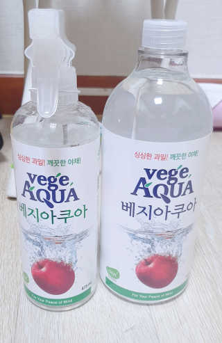 베지아쿠아 475ml + 리필 1000ml 1Set — 5점을 준 리뷰어가 2019년 7월 올린 사용 사진