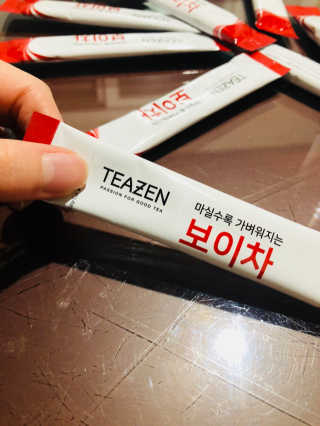 티젠 보이차 + 마이보틀 세트 — 5점을 준 리뷰어가 2018년 6월 올린 사용 사진