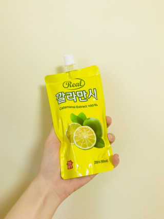 장수농가 리얼깔라만시 — 3.67점을 준 리뷰어가 2018년 4월 올린 사용 사진