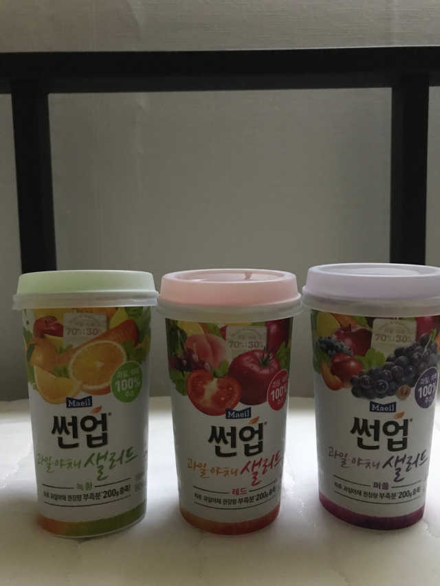 썬업 과일야채 샐러드 3종 리뷰 사진