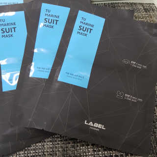 레이블옴므-labelhomme 레이블옴므 티유 마린 슈트 마스크팩(5EA) — 5점을 준 리뷰어가 2017년 12월 올린 사용 사진