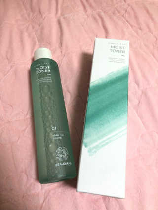 뷰디아니 지친 내 피부를 위한 첫 수분 모이스트 01 토너 — 4.5점을 준 리뷰어가 2018년 5월 올린 사용 사진