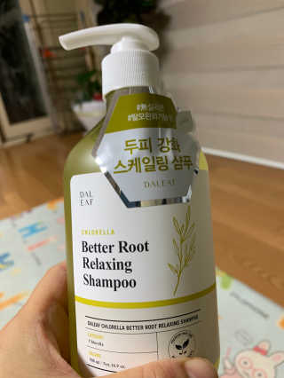 달리프 클로렐라 베러 루트 릴렉싱 샴푸 500ml — 5점을 준 리뷰어가 2020년 1월 올린 사용 사진