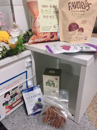 [맘마레시피] 육아맘을 위한 간식정기배송 — 3점을 준 리뷰어가 2019년 11월 올린 사용 사진